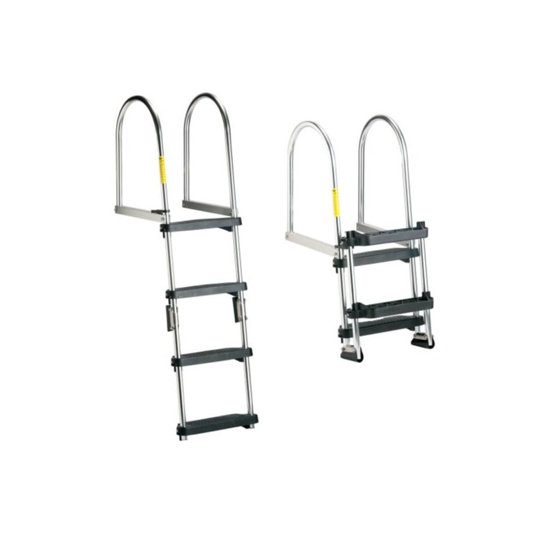 Folding Pontoon Transom Ladder