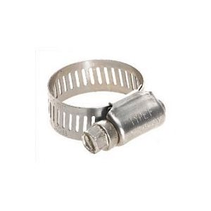 MARINE FASTENERS #5 1 / 4 INCH TO 11 / 16 INCH O.D. STAINLESS STEEL HOSE CLAMP - SOLD AS EACH