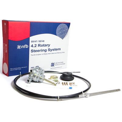 SEASTAR SS14712 12' NO FEED BACK SINGLE CABLE ROTARY STEERING SYSTEM  SEASTAR SS14712 12' NO FEED BACK SINGLE CABLE ROTARY STEERING SYSTEM