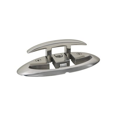 ACCON MARINE 333-3.5 3 1 / 2 INCH FOLDING CLEAT WITH VISIBLE SCREWS