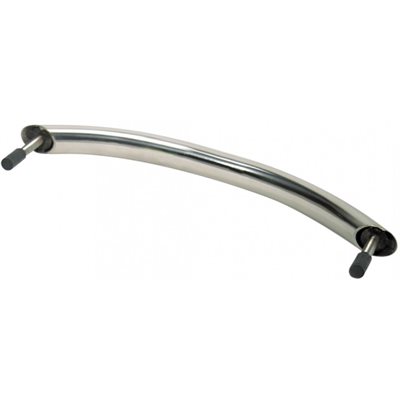 WHITECAP S-7091P 12 INCH STAINLESS STEEL HANDRAIL WITH STUDS WHITECAP S-7091P 12 INCH STAINLESS STEEL HANDRAIL WITH STUDS
